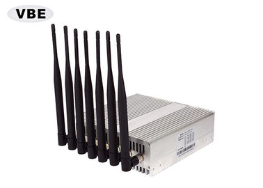 7 jammer CDMA/DCS/PCS 110V do sinal das faixas 16W Wifi - fonte de alimentação 240VAC
